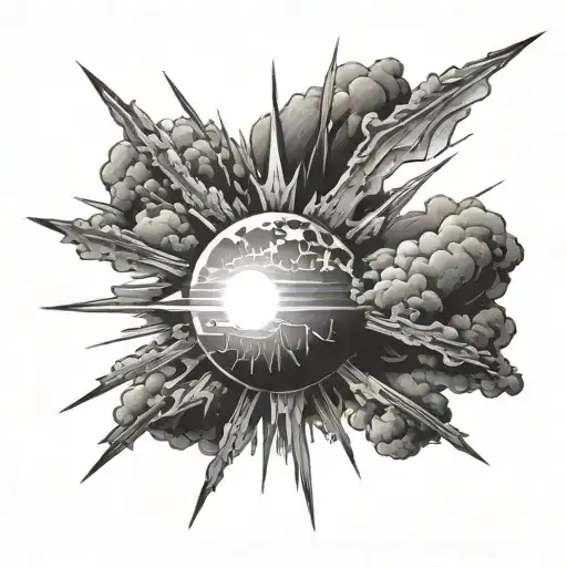 Shining Light Bursting Through Clouds