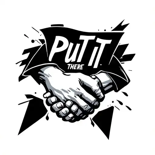 Put It There' With A Handshake Underneath