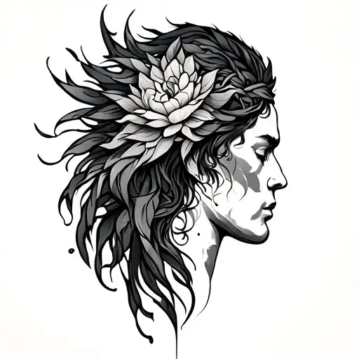 Psalm 91 Back Tattoo Featuring