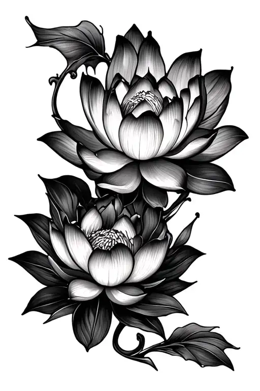 Lotus Flower Forearm Sleeve