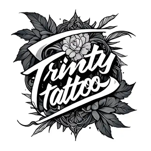 Cursive Writing Saying Trinity