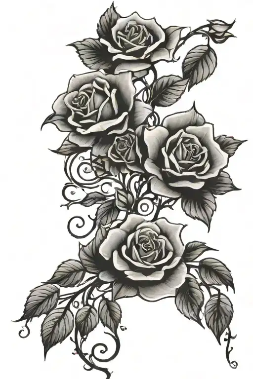 Rosesvines Wrapped Loosely