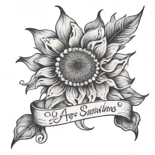 You Are My Sunshine And Flowers Growing