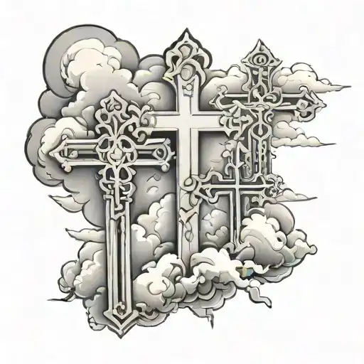 Crosses And Clouds