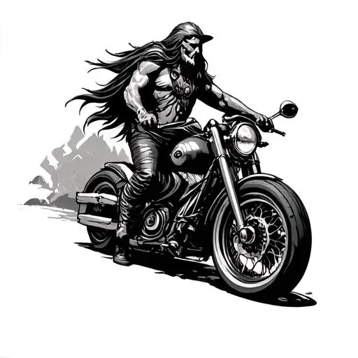 Slavic Mythology Biker
