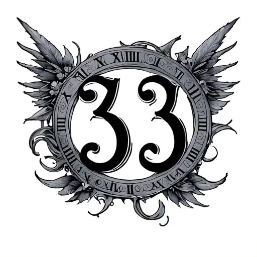 Roman Numerals Of 33