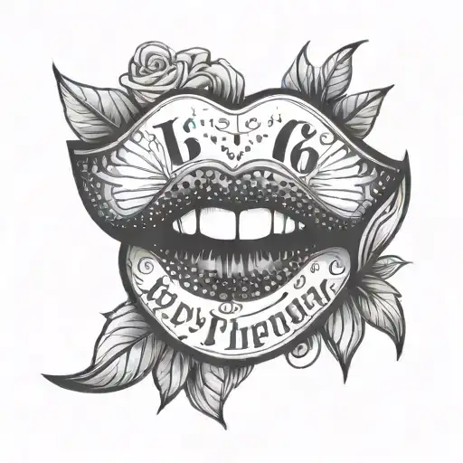 Lip With Birthday Date September 16