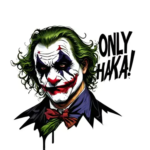 Joker Hahaha Joker Tattoo On Forarm Only Words