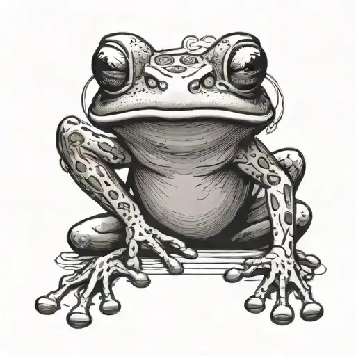 Frog With The Letter H