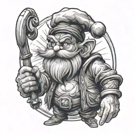 Saturno Papa Smurf Dressed