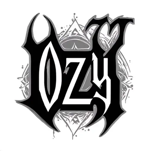 Blackletter Font Of Ozzy
