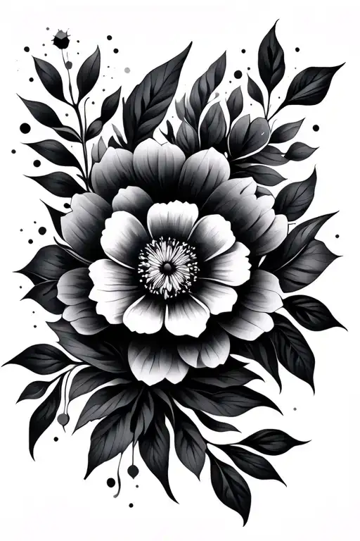 Geometrical And Flowers