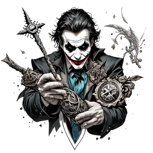 Kompass Und Joker Engaged In An Epic