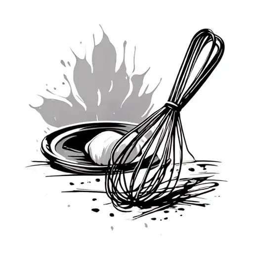 Whisk Representing Baking