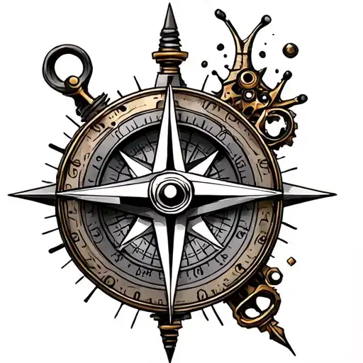 Compass Steampunk Inspired