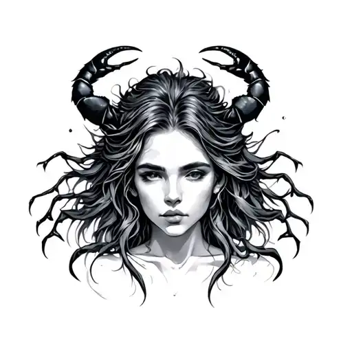 Scorpio Man Leo Woman Face