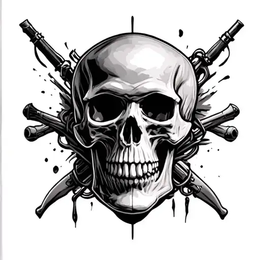 Skulls Marines Full Sleeve