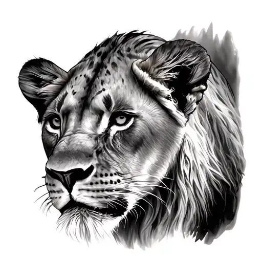 Lioness And Cub