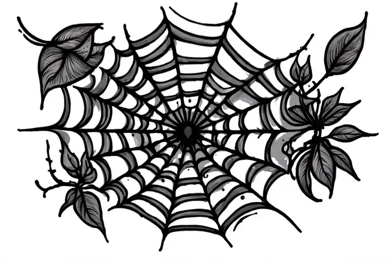 Tattoo With Spider Web On The Elbow Length Tattoo Design Inspired