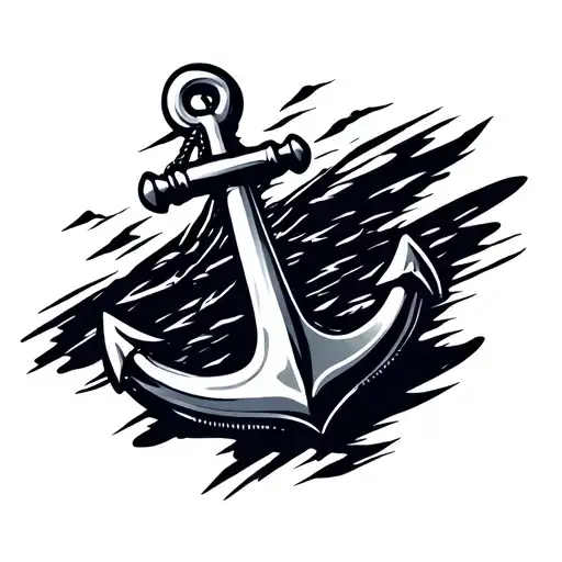 Navy Anchor