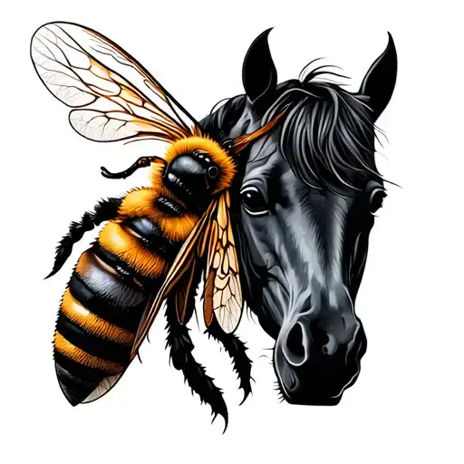 Horse And Bee