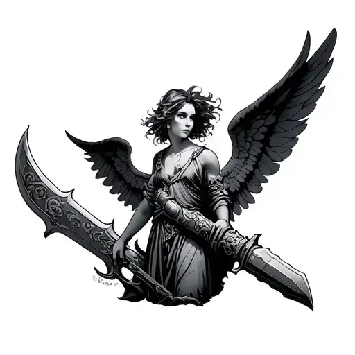 An Angel With A Big Weapon