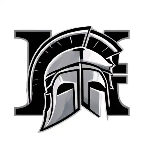Spartan Helmet With The Word If Under It