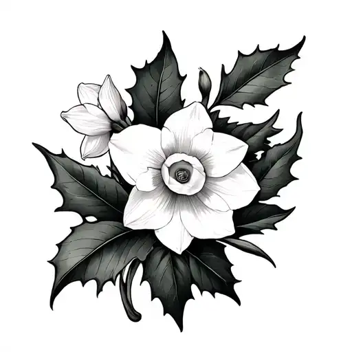 Holly And Narcissus