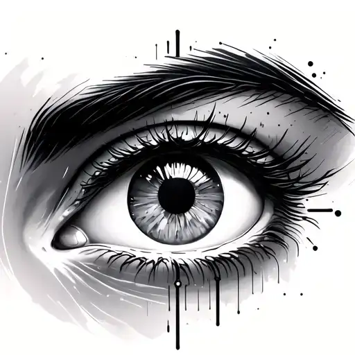 Eye With Microchip