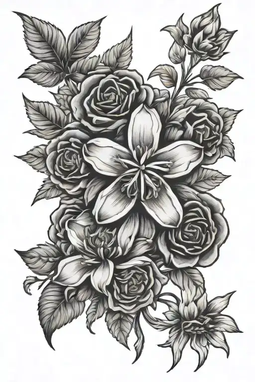 Navy Medic Flowers Military Themed