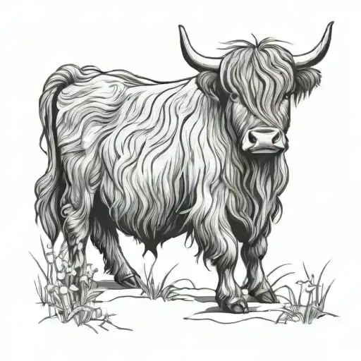 Q For The Name Quinn For Daughter Highland Cow