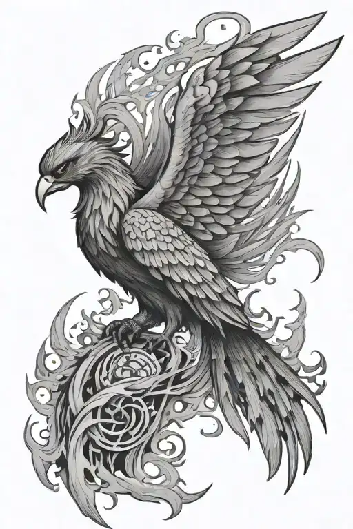 Phoenix Rising From The Ashes