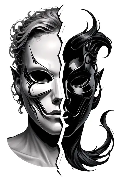 Mask Split In Half