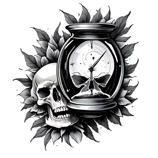 Life And Death Hour Glass