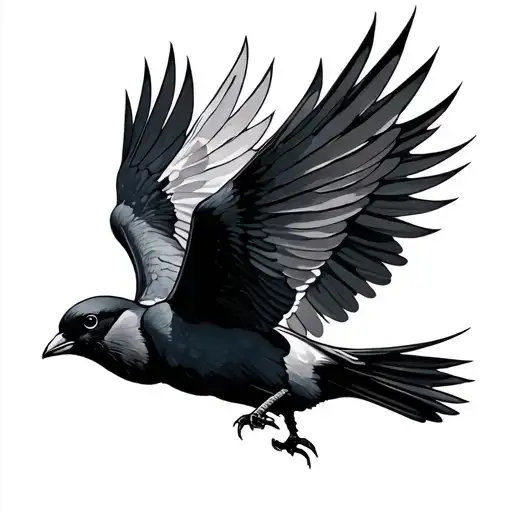 3 Birds Flying
