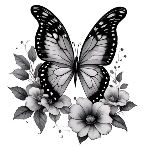Butterfly Tattoo Design But The Wings Is The Sergio Cupido's Painting Of Romeo And Juliet