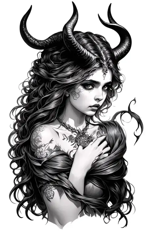 Lilith With Horns