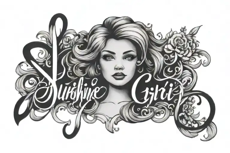 Sunshine Girl Cursive Writing