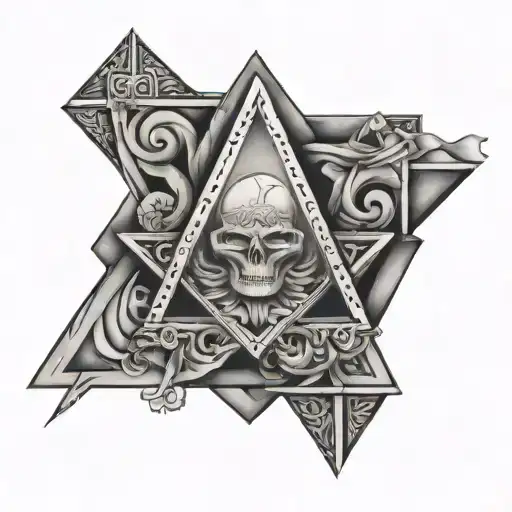 Triangle And Cross