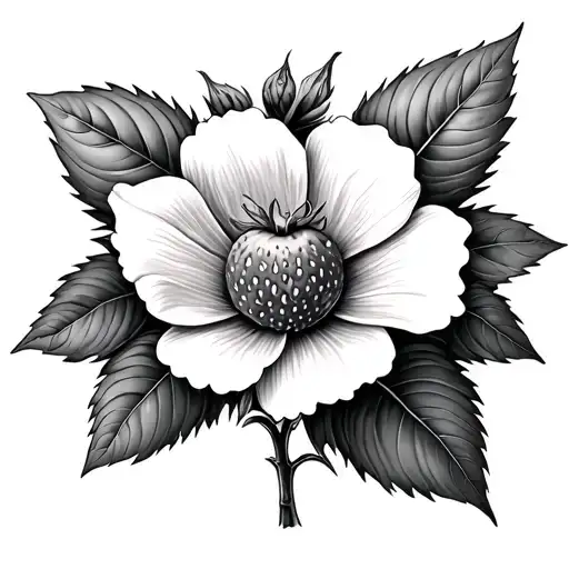 Strawberry Flower Hip