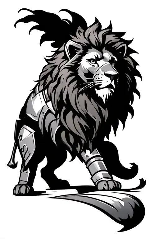 Lion In Armor