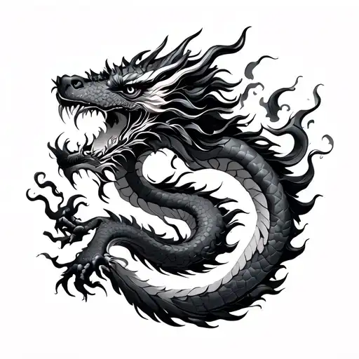 Japanese Dragon Balance And Lust