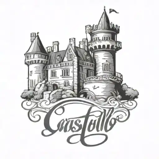 Castillo In Cursive Writing
