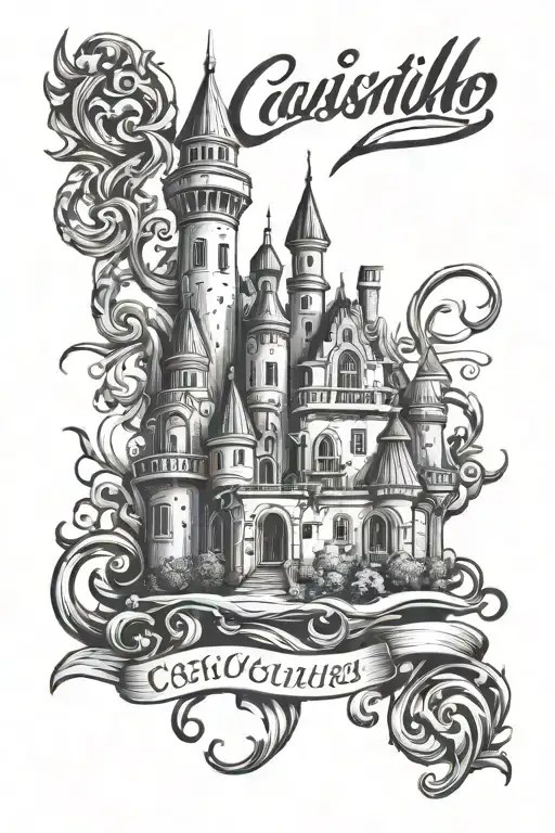 Castillo In Cursive Writing