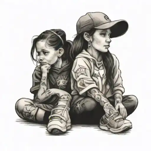 Me And My Daughter Lana Going To The Stadium