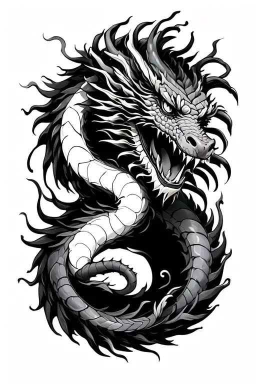 Japanese Dragon Balance And Lust