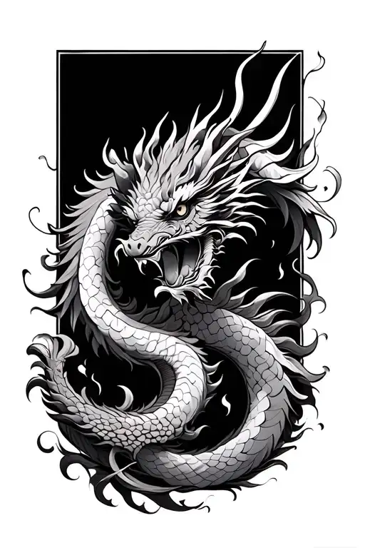 Japanese Dragon Balance And Lust