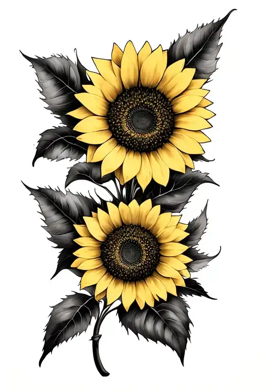 Yellow And Sunflower