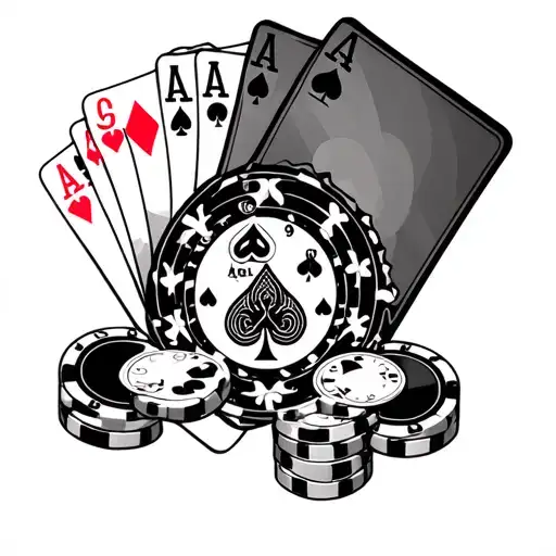 Gambling Themed Sleeve