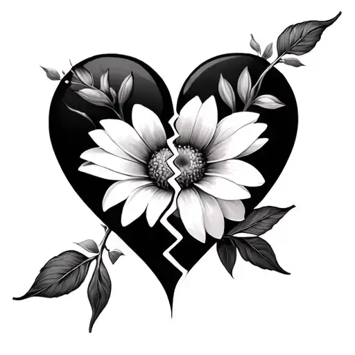 Flower Broken Heart